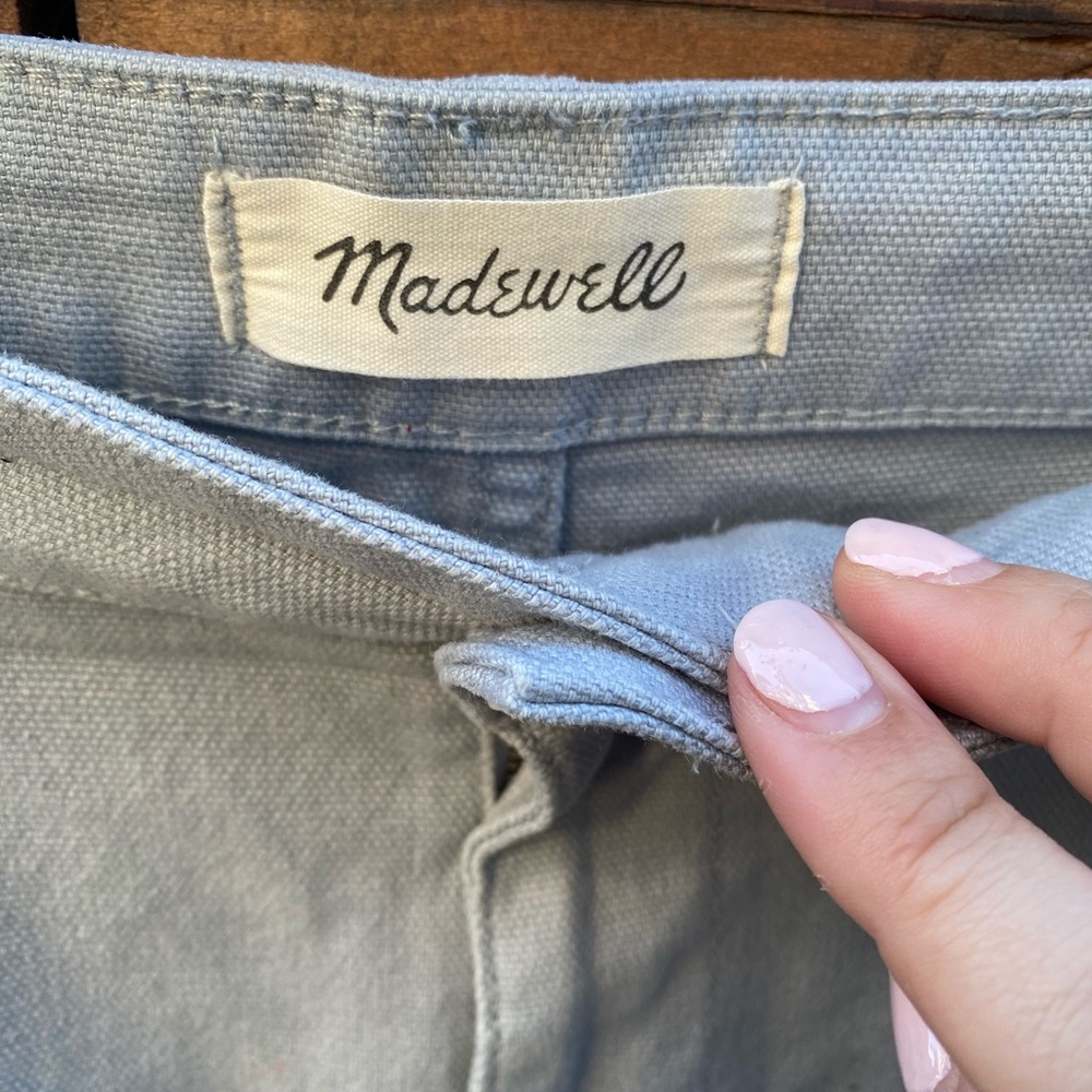 Light blue wide leg Madewell pant